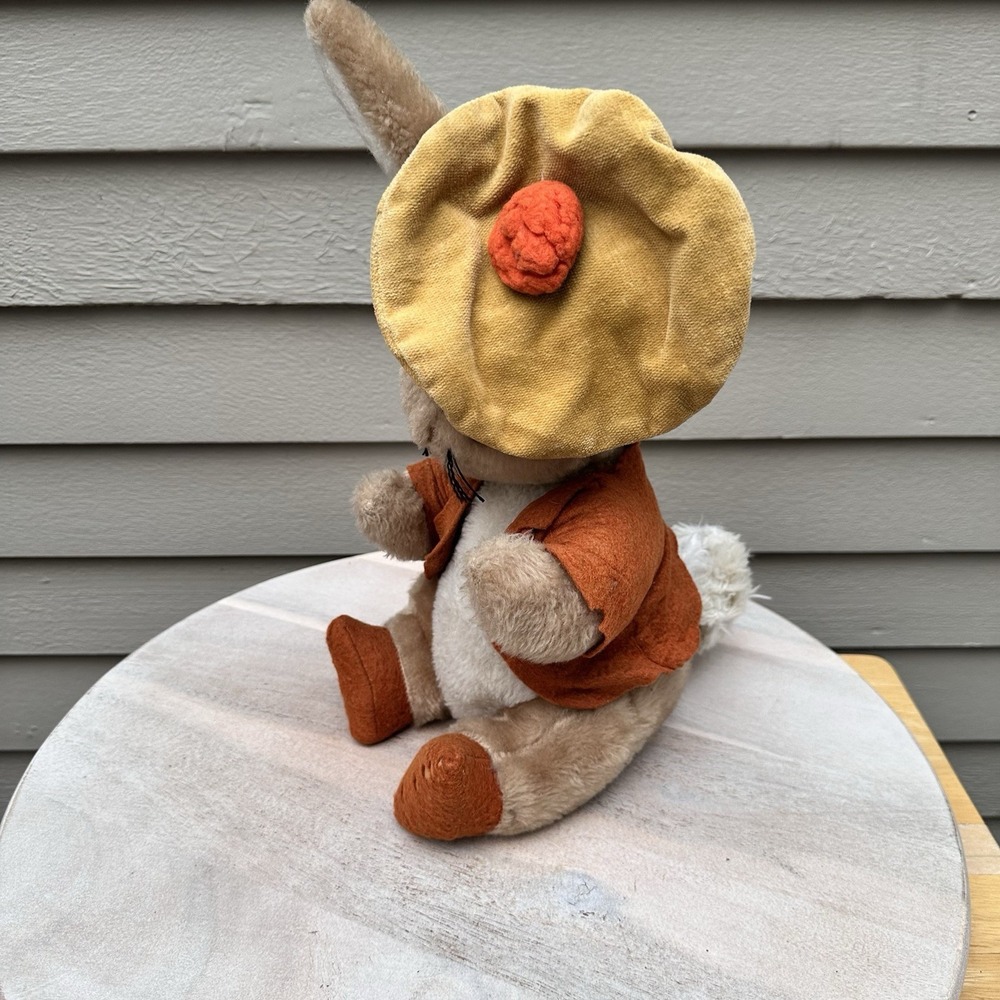 Vintage Beatrix Potter Benjamin Bunny EDEN Toys Plush Animal Peter Rabbit 1972 - Picture 7 of 14
